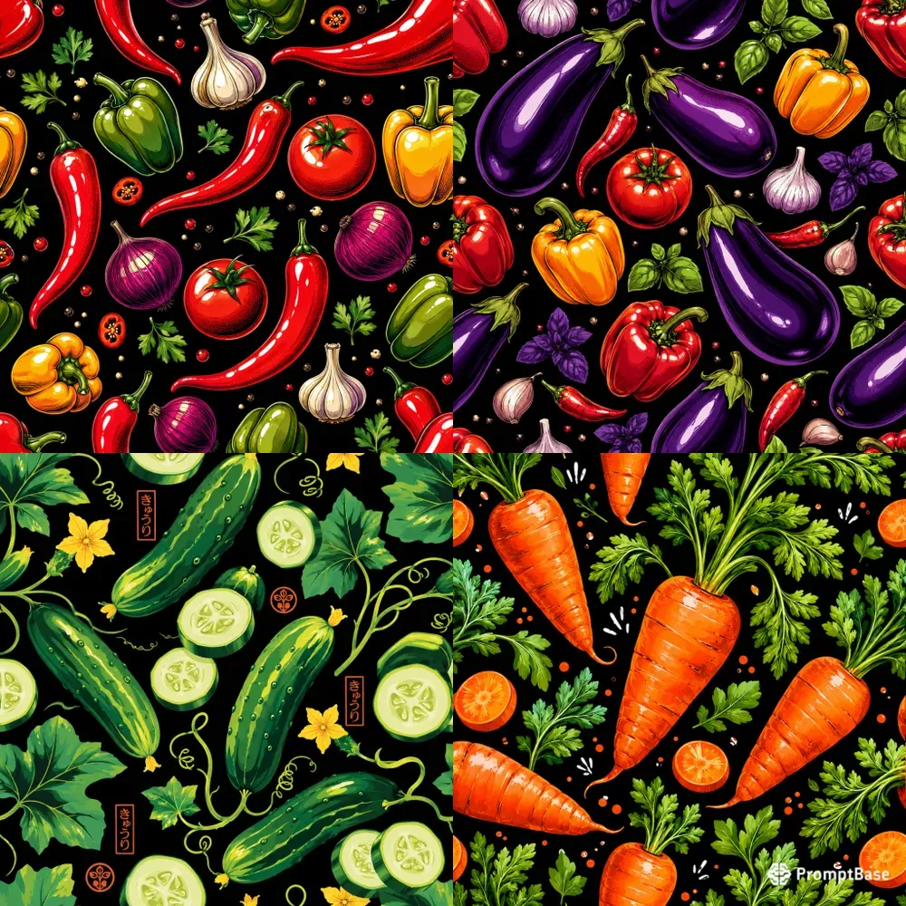 Midnight Harvest Patterns