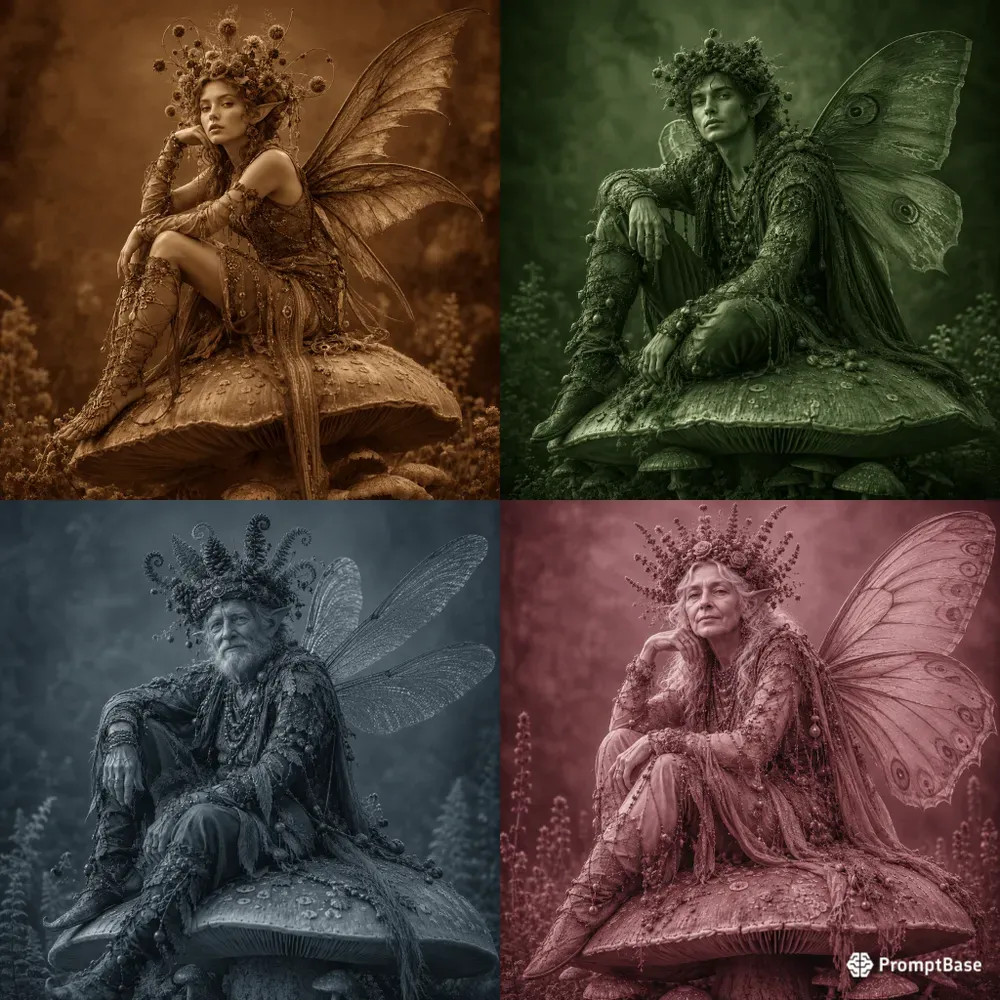 Monochrome Fae Muses
