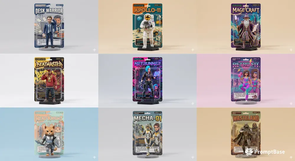 Action Figure Blister Pack Generator