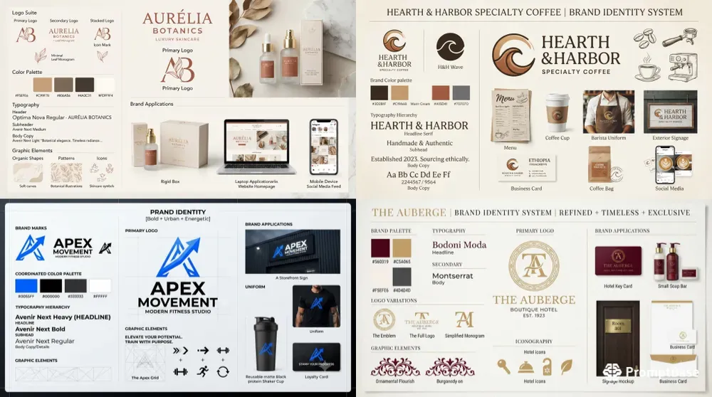 Complete Brand Identity Presentations