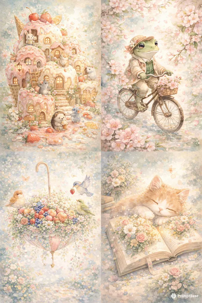 Whimsical Watercolor Clipart Generator