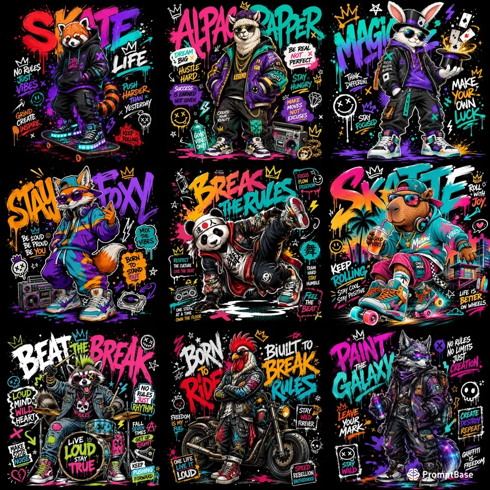 Urban Rebel Mascot Generator
