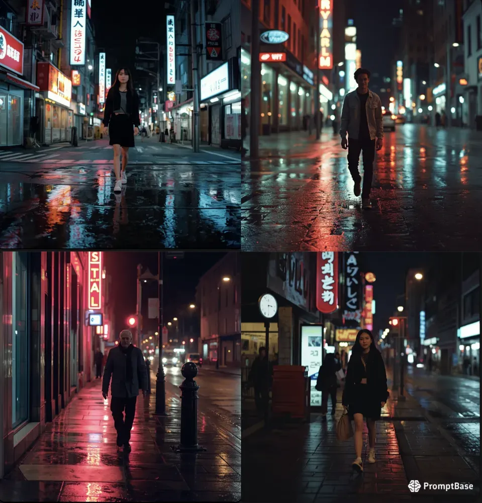 Moody Night Street Photography