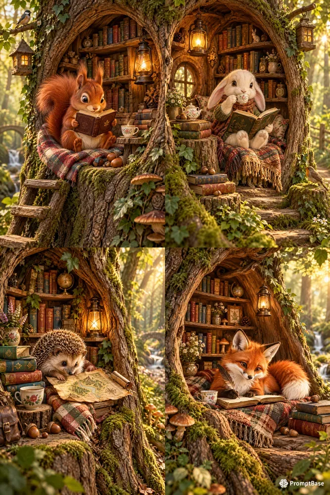 Enchanted Woodland Reading Nooks