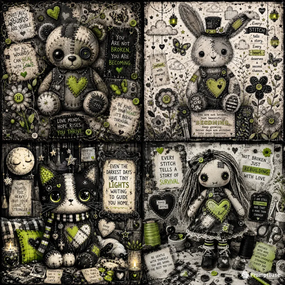 Stitched Hearts Healing Art