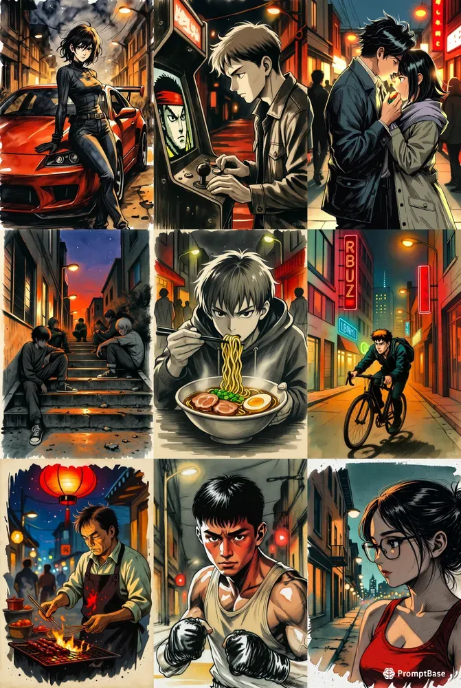 Gritty Urban Anime Street Chronicles