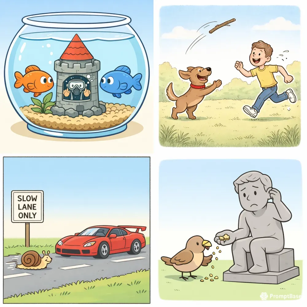 Absurd Animal Cartoons