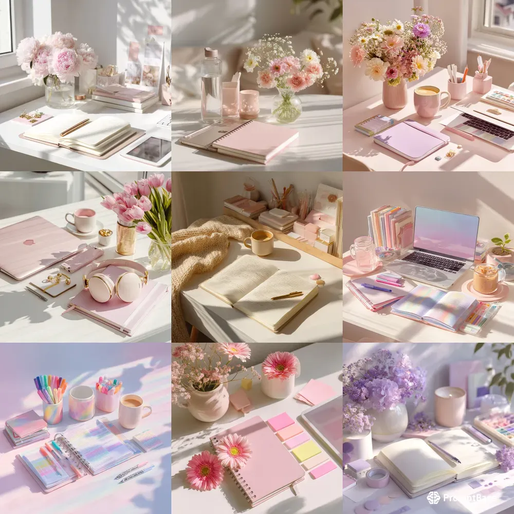 Playful Feminine Workspaces