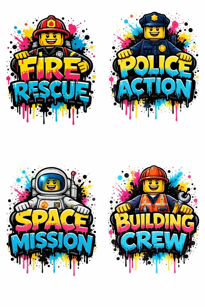 Graffiti Lego Toy Typography Generator