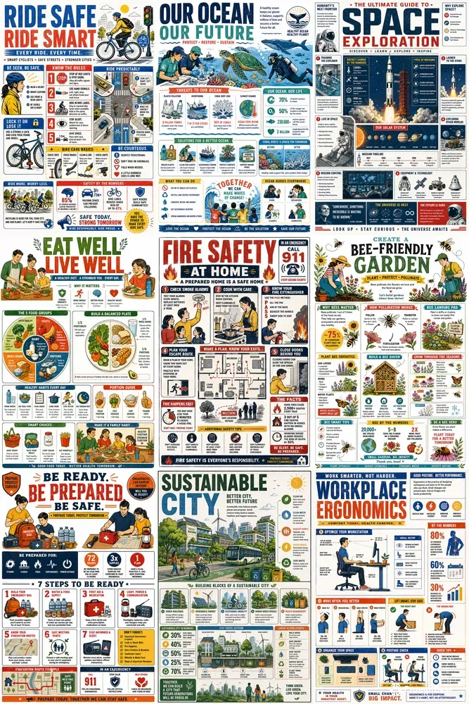 Illustrated Knowledge Posters
