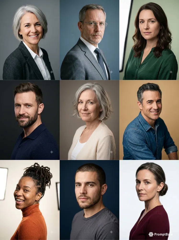 Professional Studio Headshot Photos
