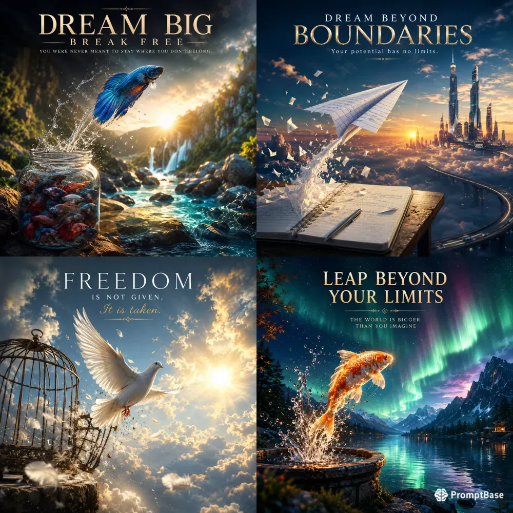 Break Free Motivation Posters