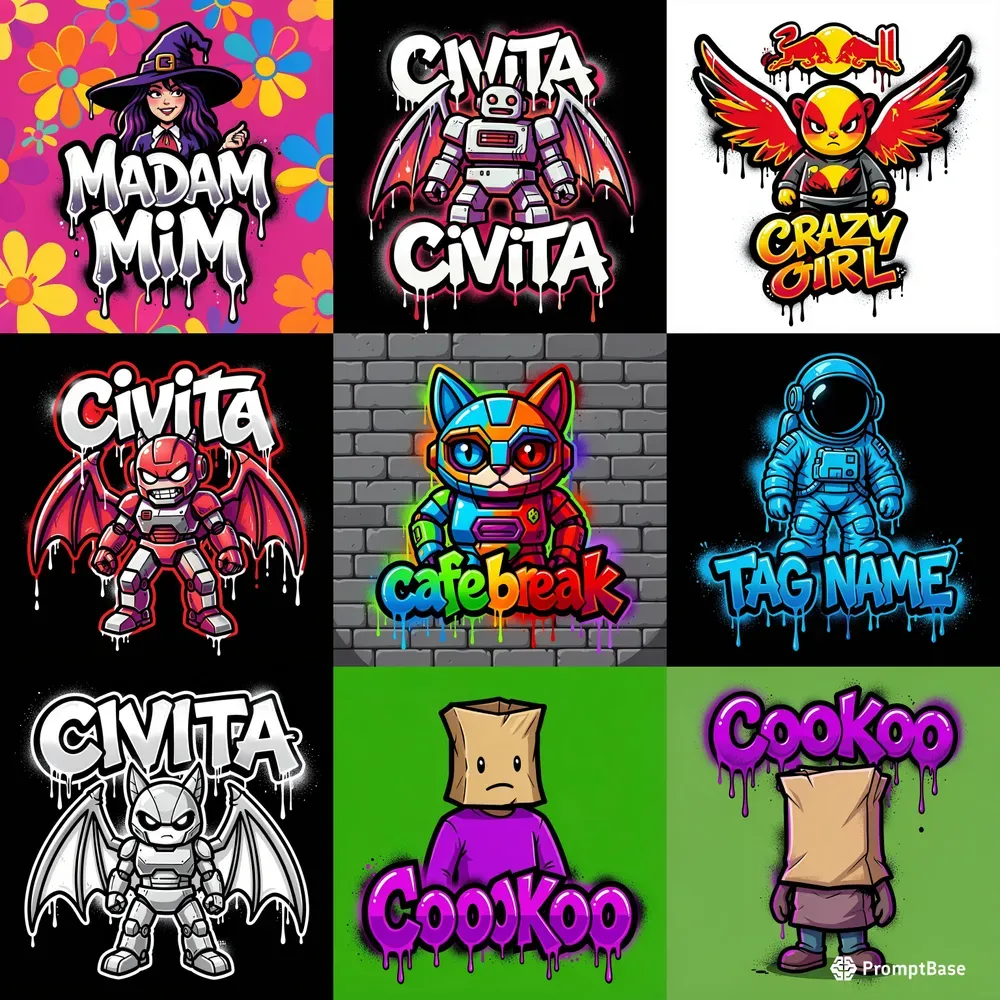 Graffiti Characters Pod Ready