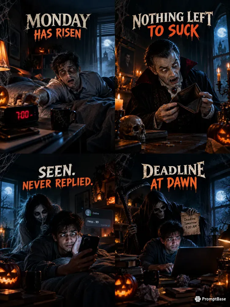Halloween Funny Horror Posters