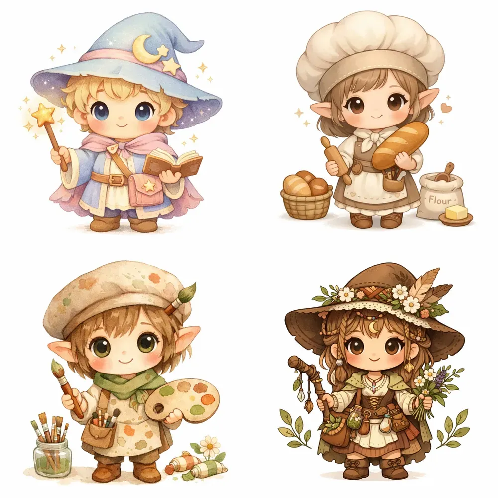 Mini Fantasy Profession Characters