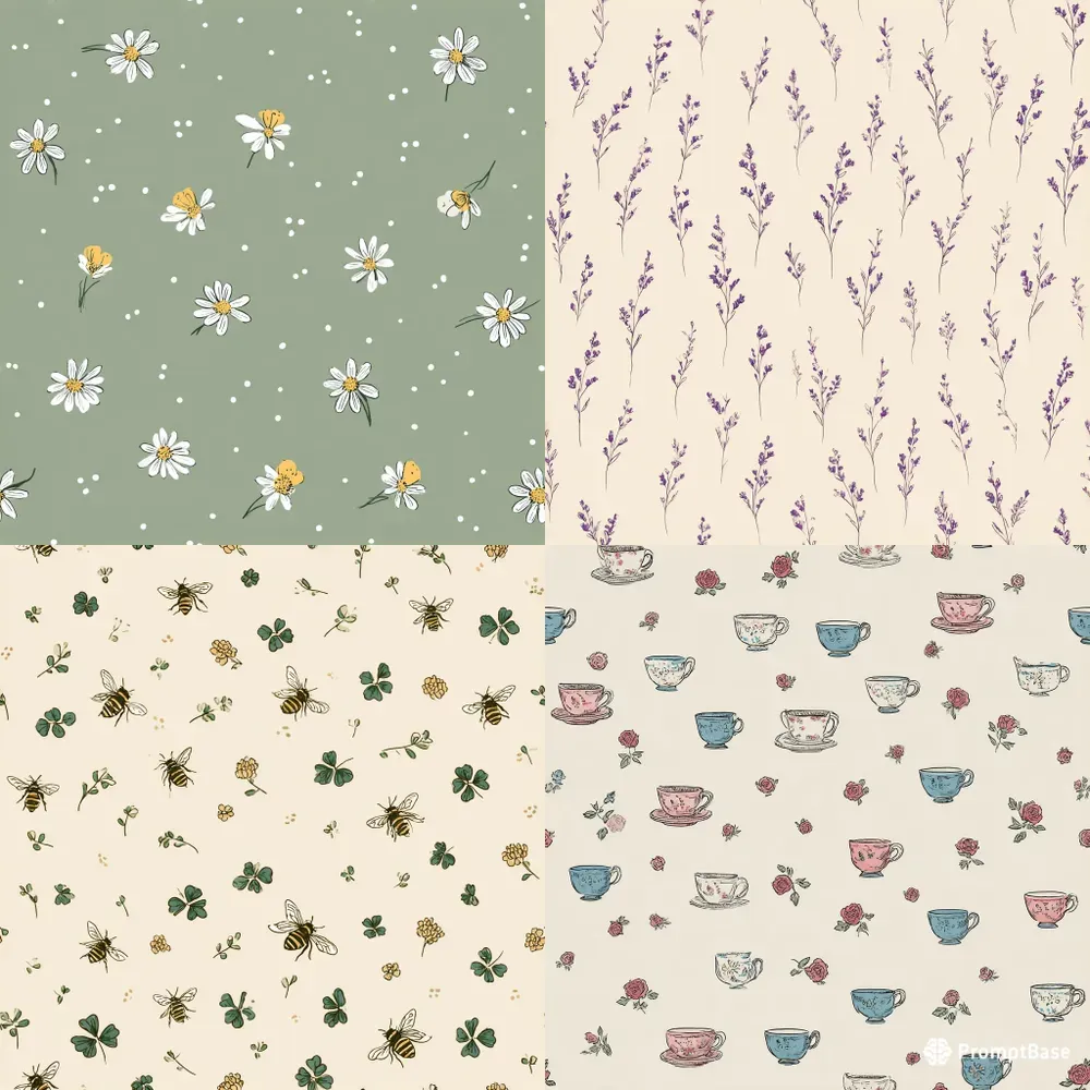 Ditsy Floral Seamless Pattern Makers