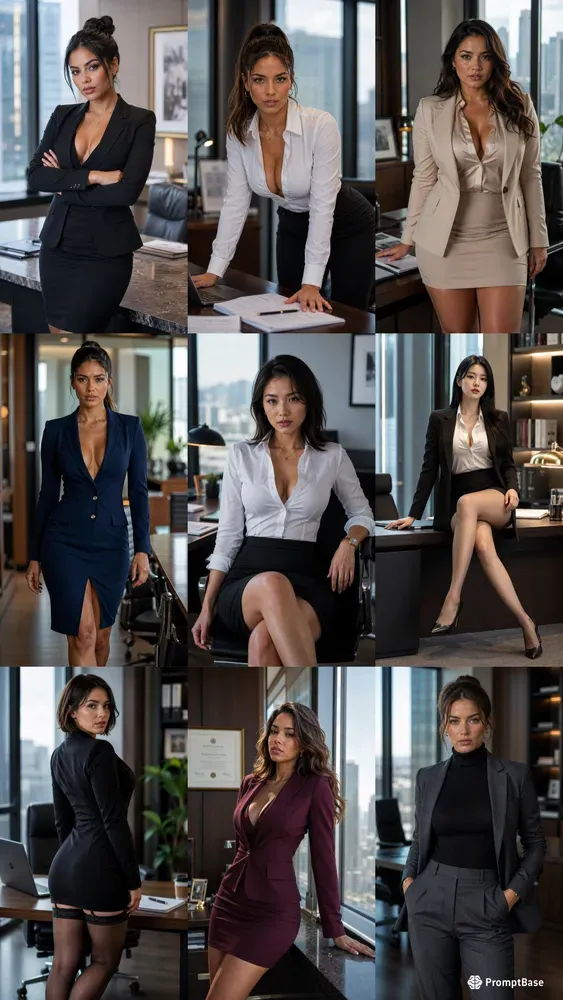 Office Siren Boss Portraits