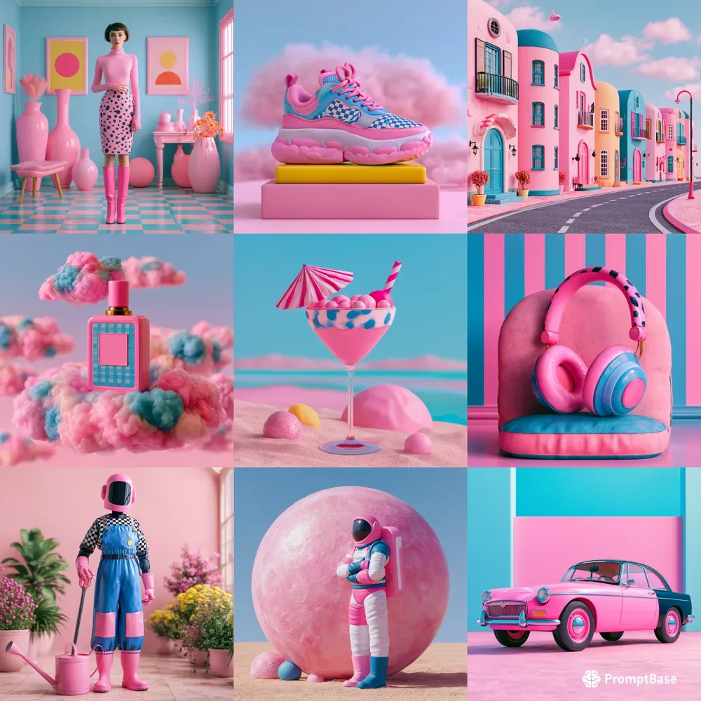 Premium Stylized 3D Renders