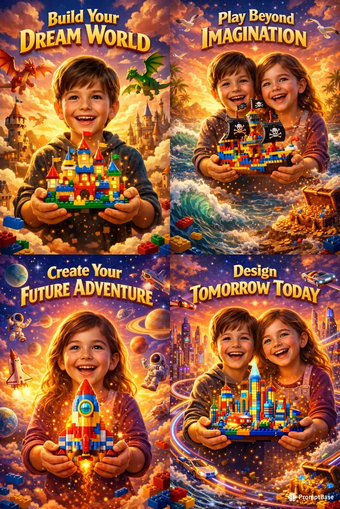 Lego Fantasy Adventure Kids Scenes