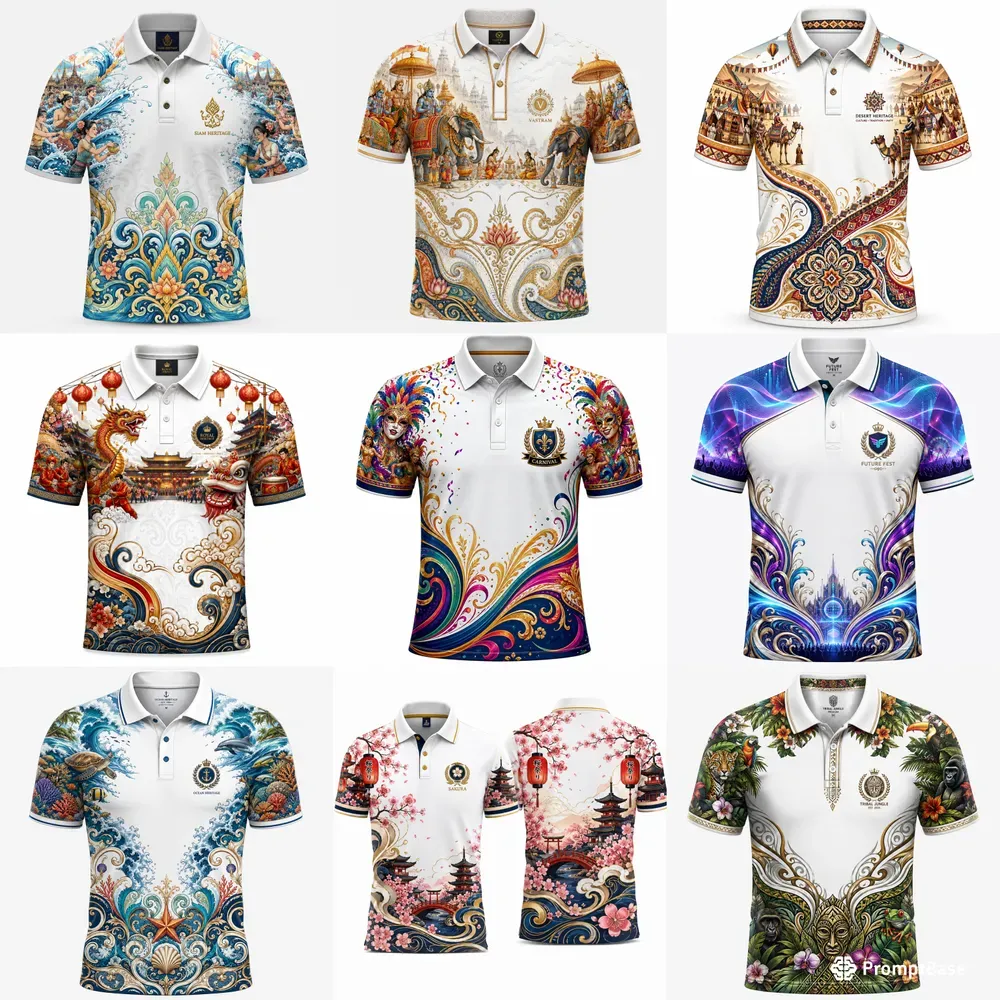 Cultural Festival Polo Shirt Designs