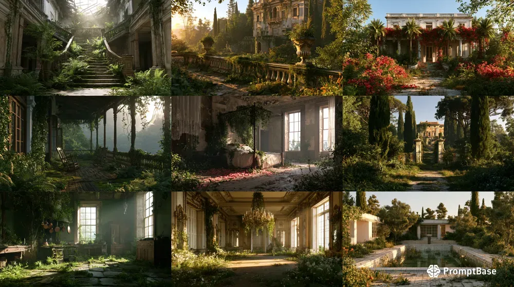 Abandoned Manors Art Generator