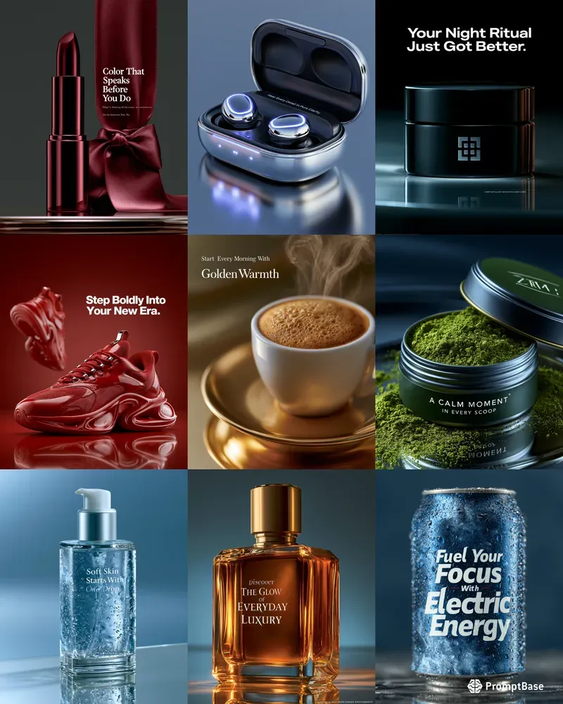 Glossy Product Ad Photography