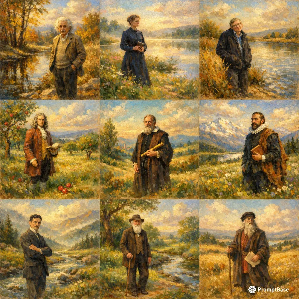 Impressionist Scientists Nature Portraits