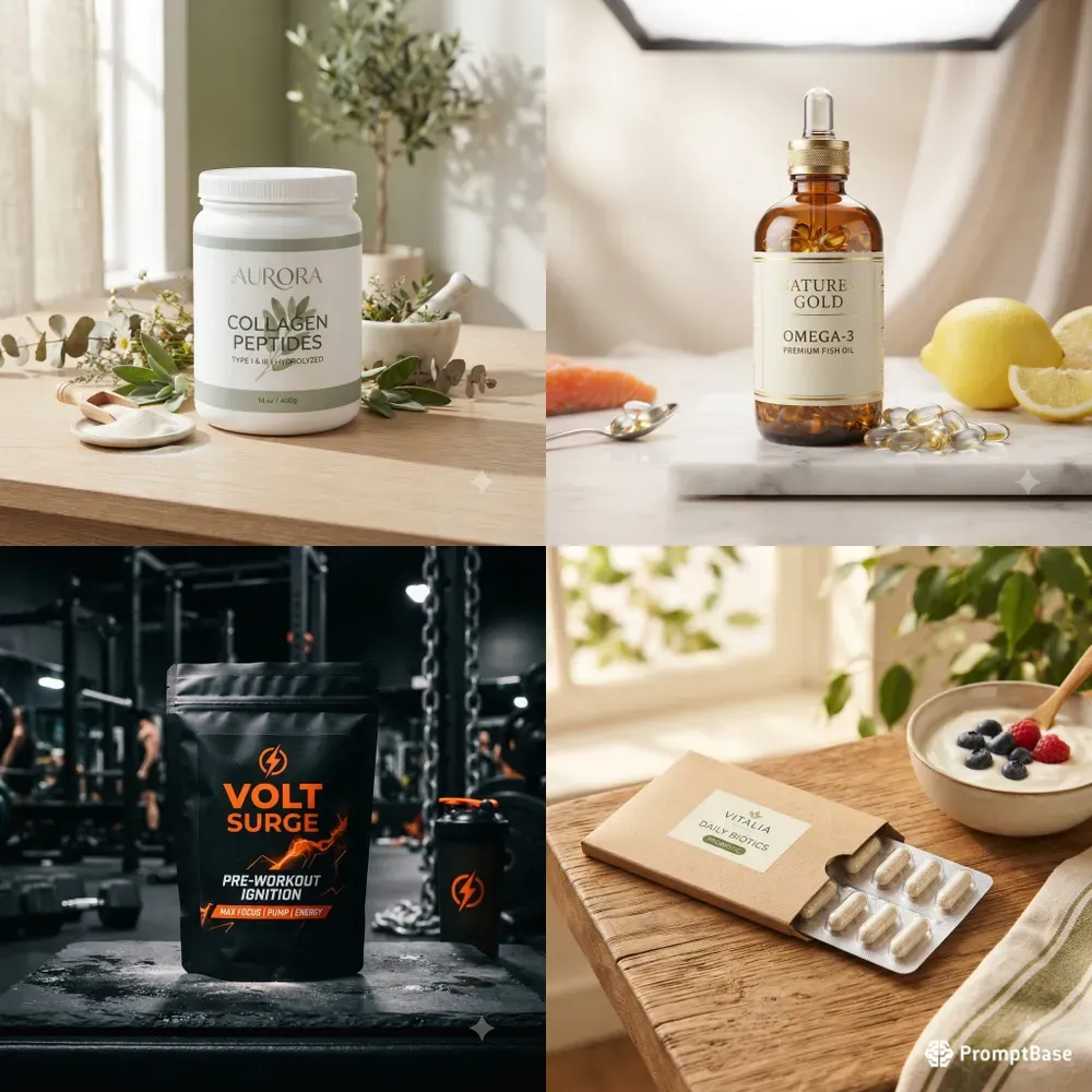 Supplement Label Hero Product Photo Builders
