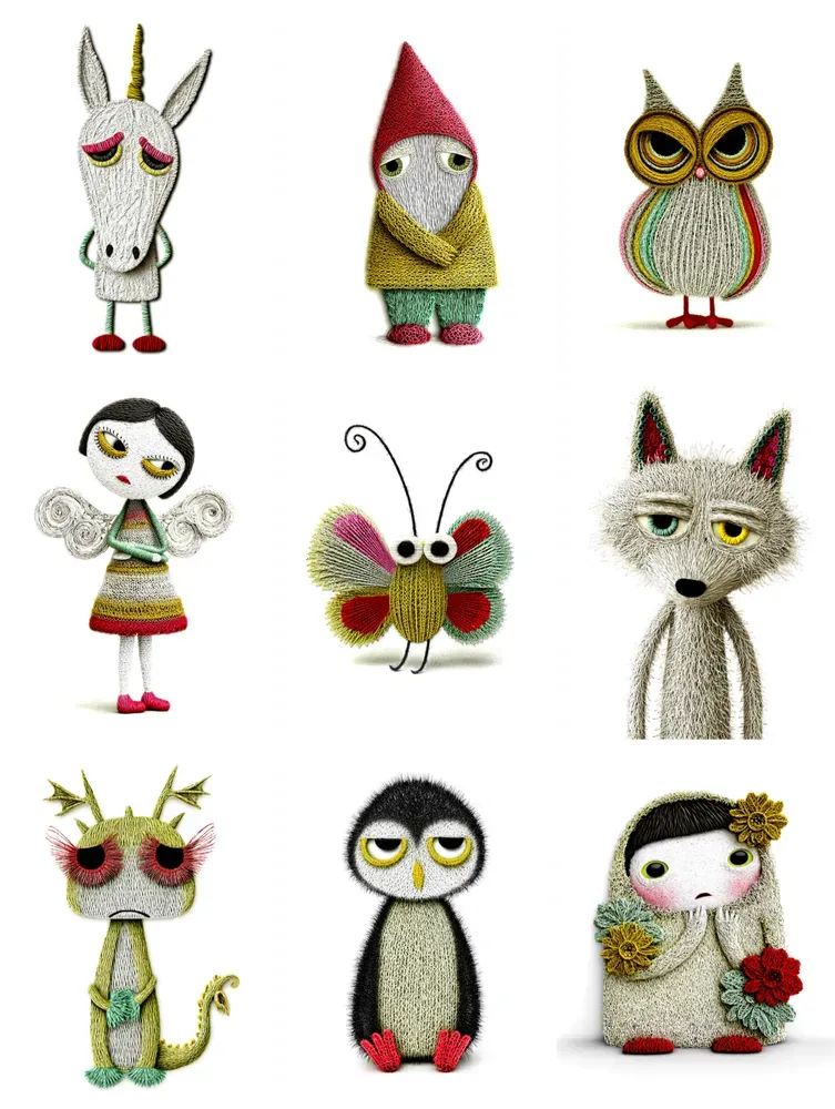 Melancholy Quirky Characters
