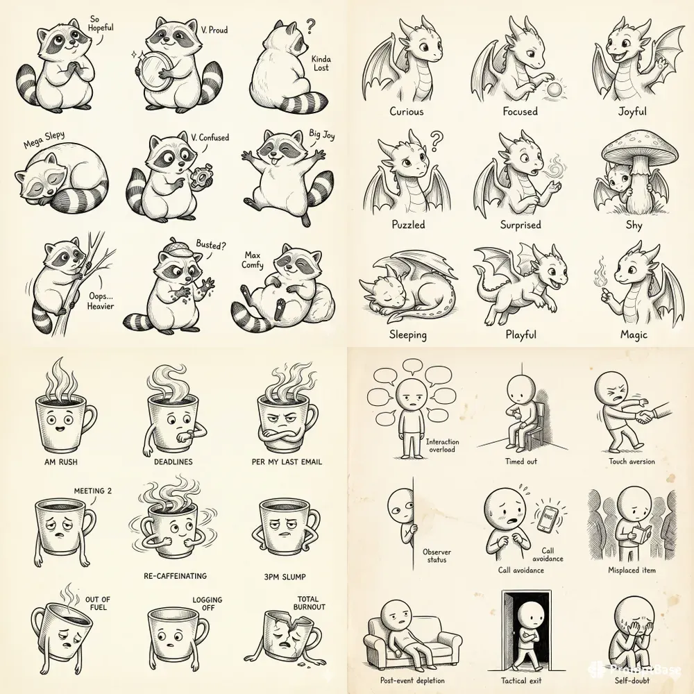 Ink Sticker Pack Generator
