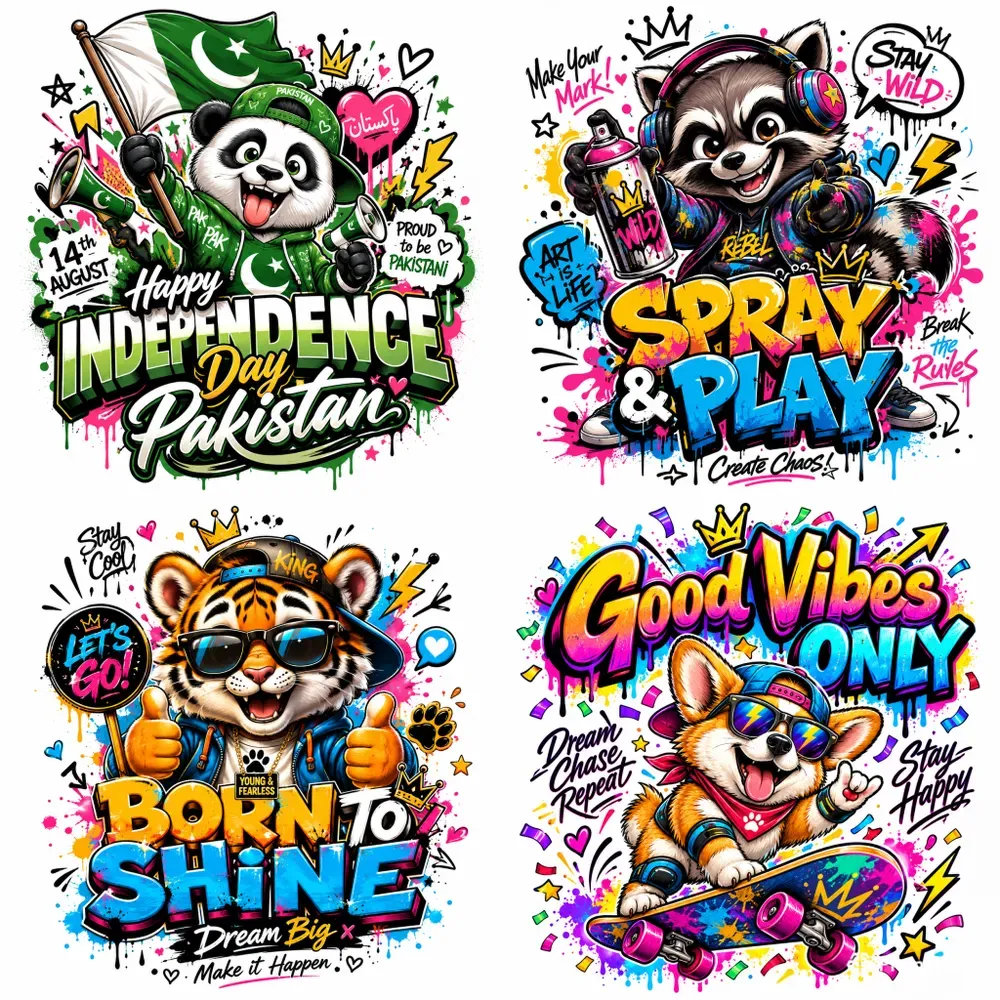 Graffiti Mascot Celebrations