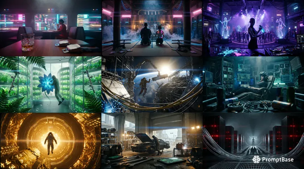 Cinematic Scifi Previsualization Stills
