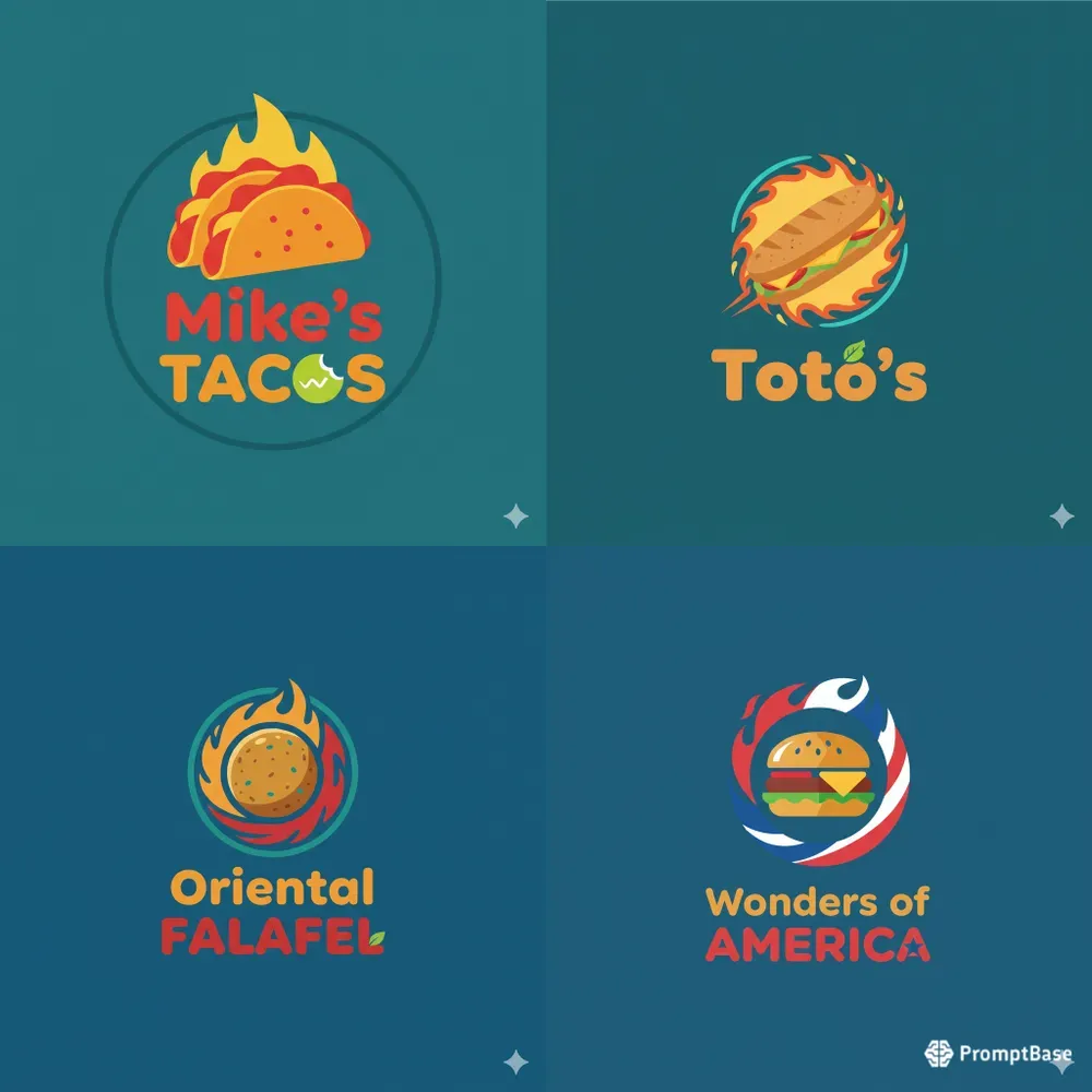 Fresh Modern Logos For Fast Food Brands