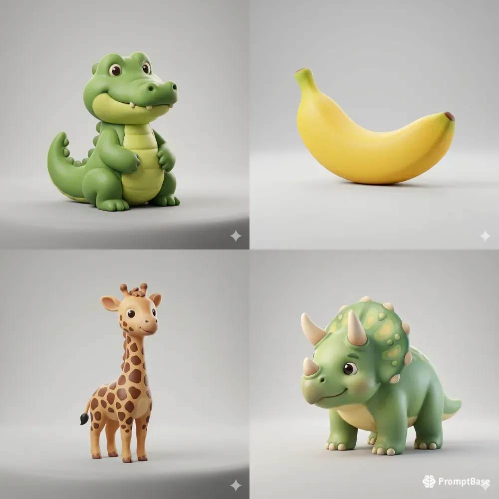 Pixarstyle Objects Characters