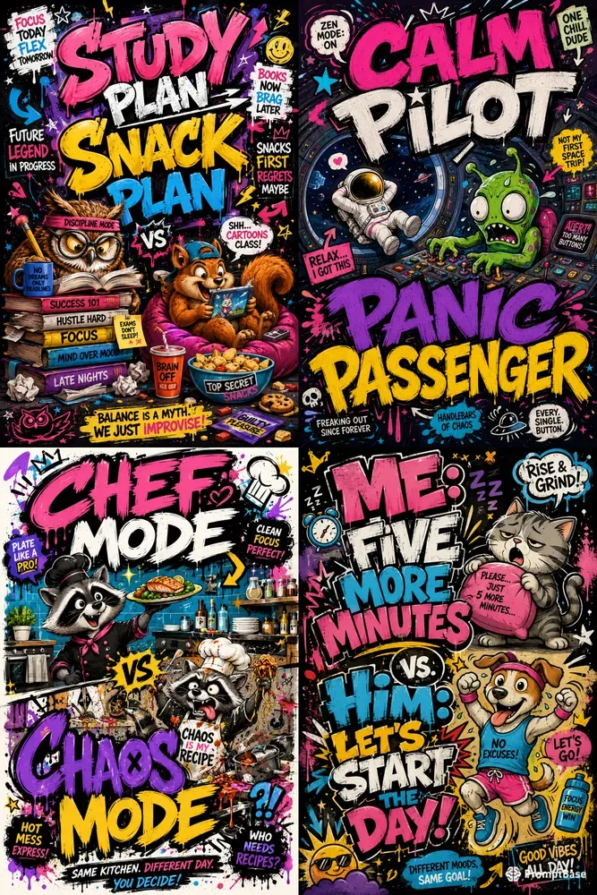 Bold Graffiti Quote Poster Creators