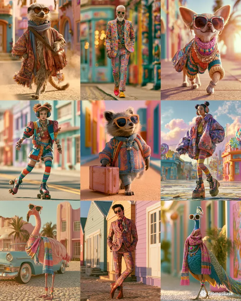 Sassy Color Fashion Portraits