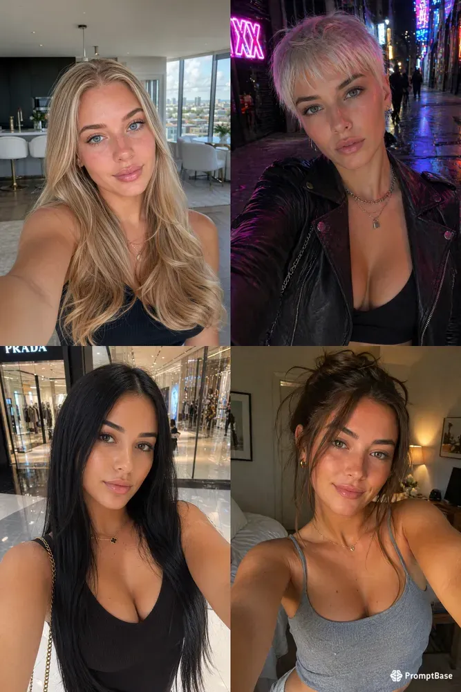 Ultra Real Influencer Selfies