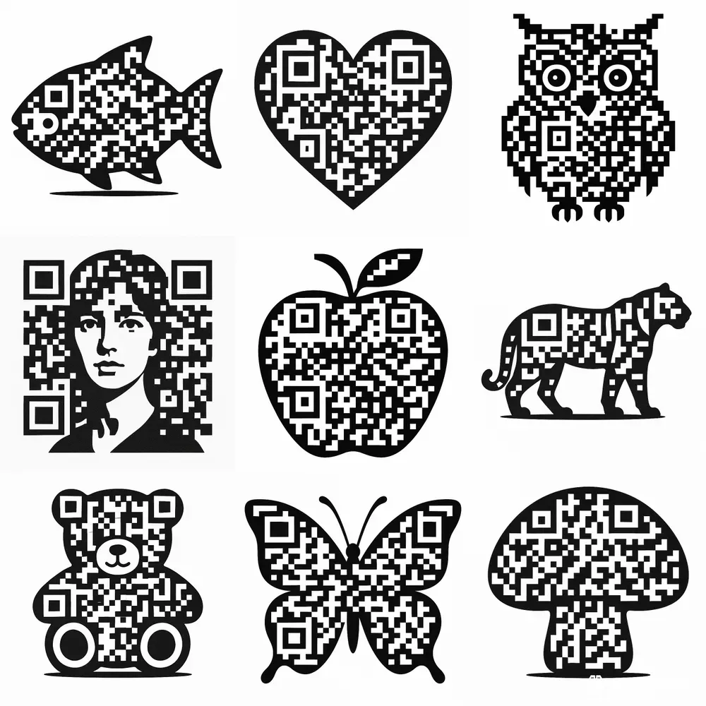 Qr Code Objects Cliparts