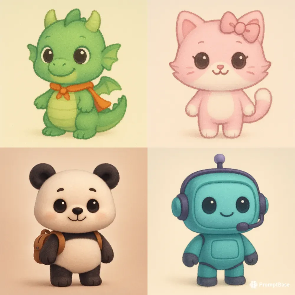 3D Cartoon Mascot Generator Professions