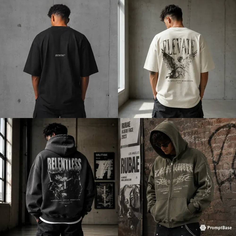 Modern Streetwear Apparel Mockups