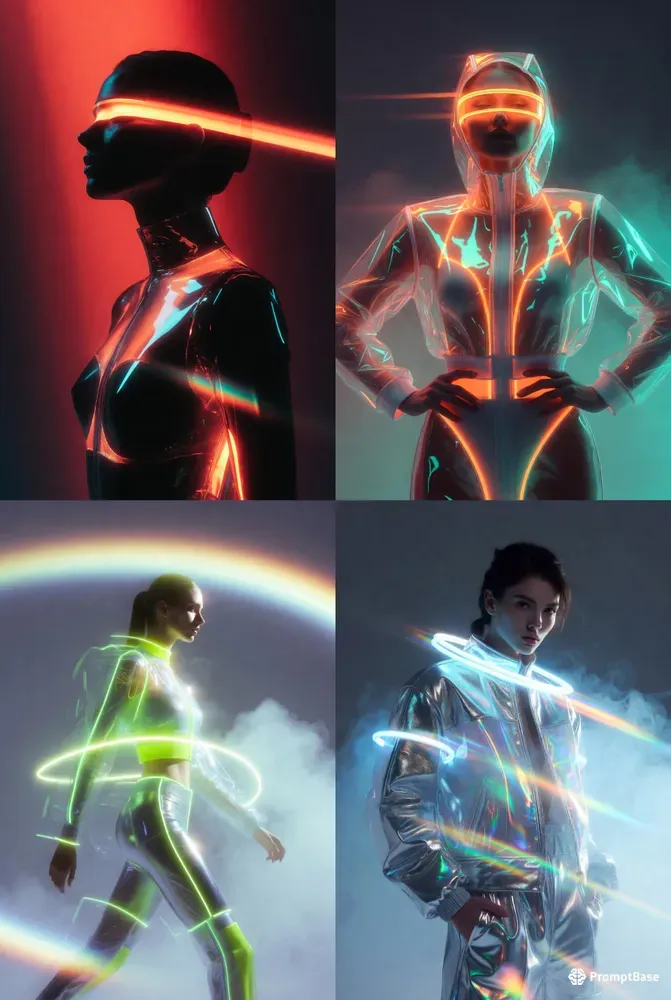 Futuristic Neon Apex Editorials