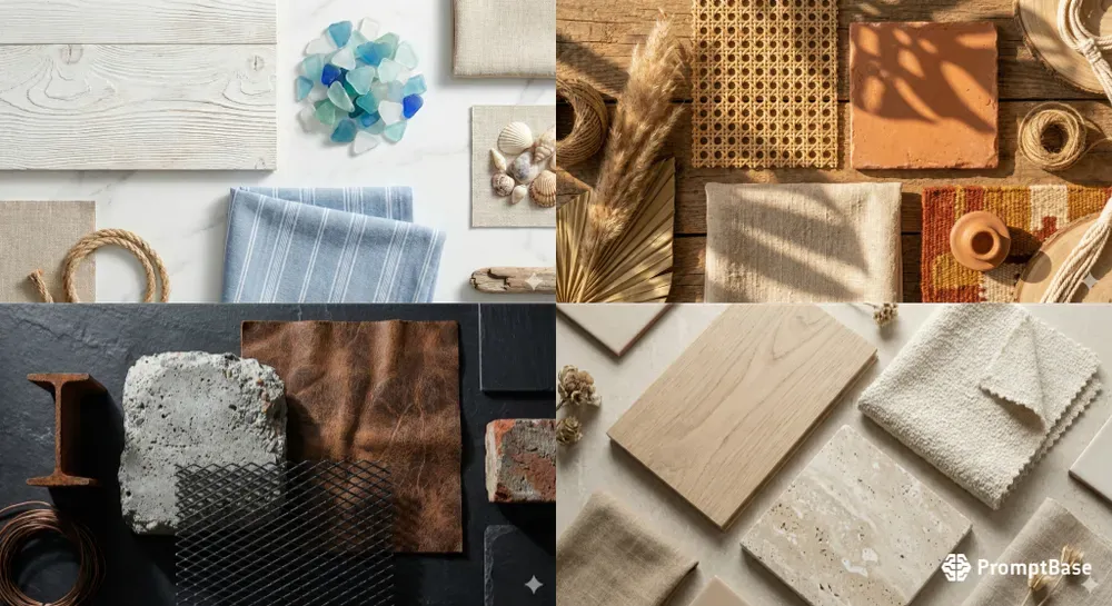 Interior Design Material Boards