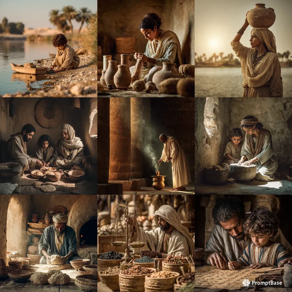 Ancient Egypt Lifestyle Photo Generator