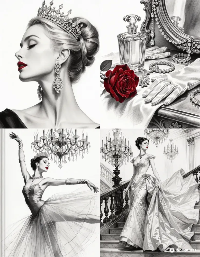 Luxury Pencil Fashion Art