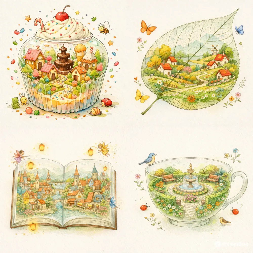 Mini Worlds Inside Objects