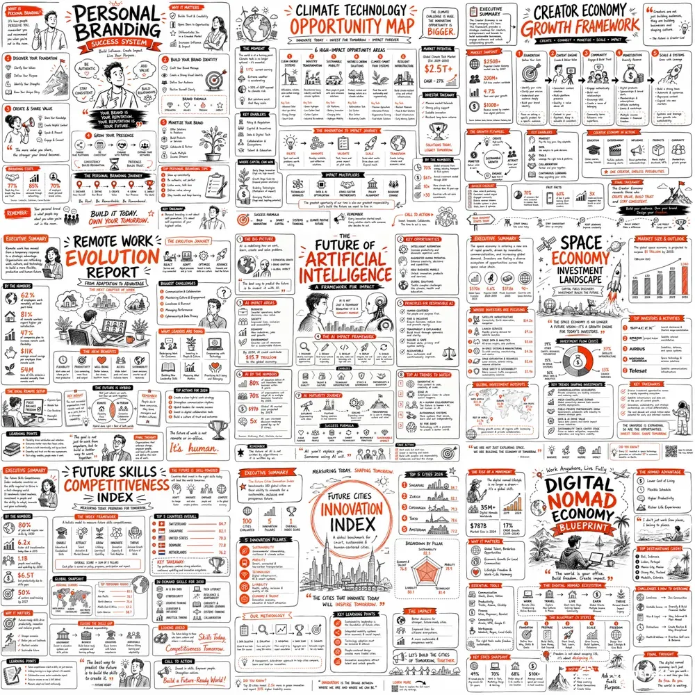 Executive Sketchnote Infographics