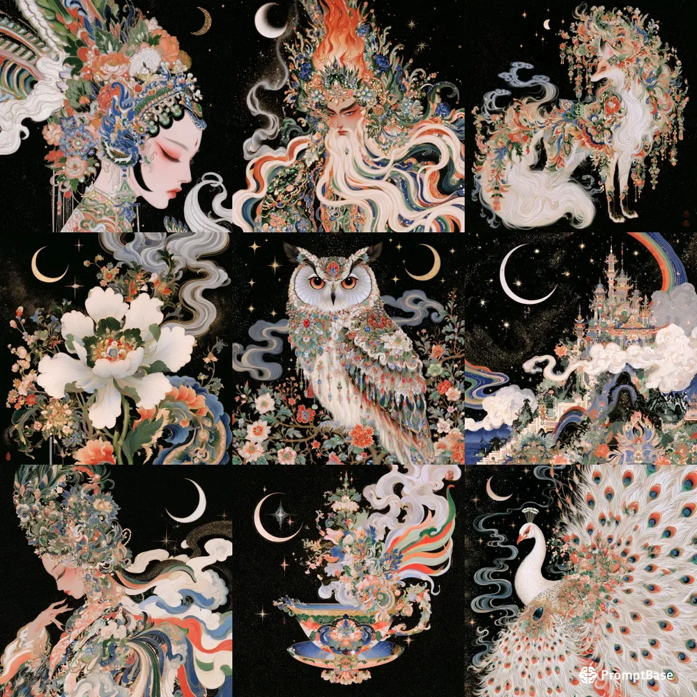 Smoke And Silk Fantasy Art