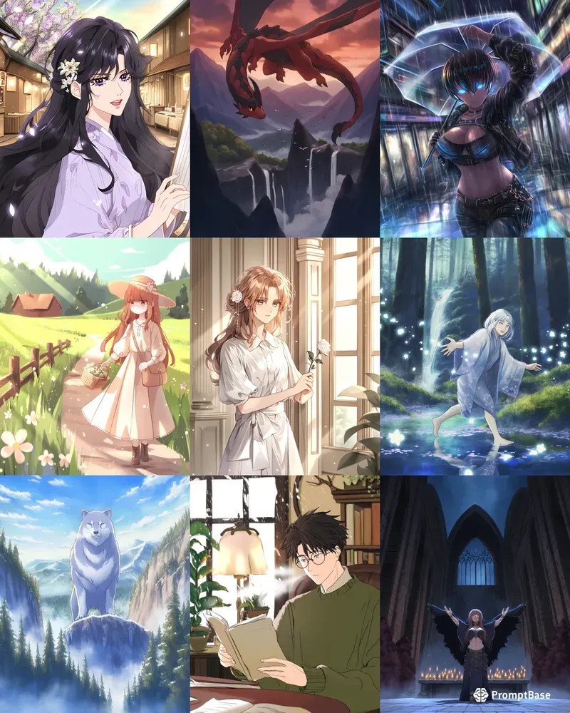 Cinematic Anime Scenes Mj
