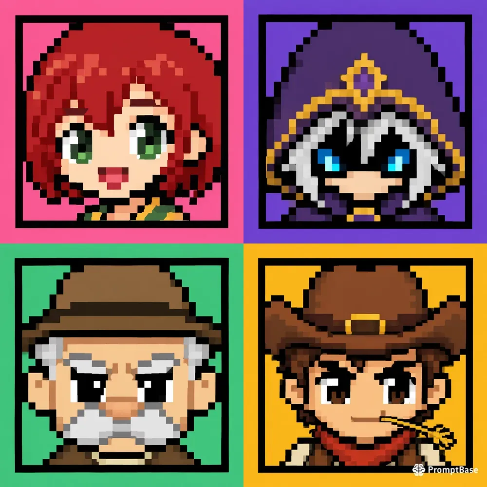 16bit RPG Menu Avatar Generator