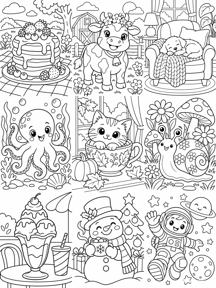 Bold And Easy Coloring Pages
